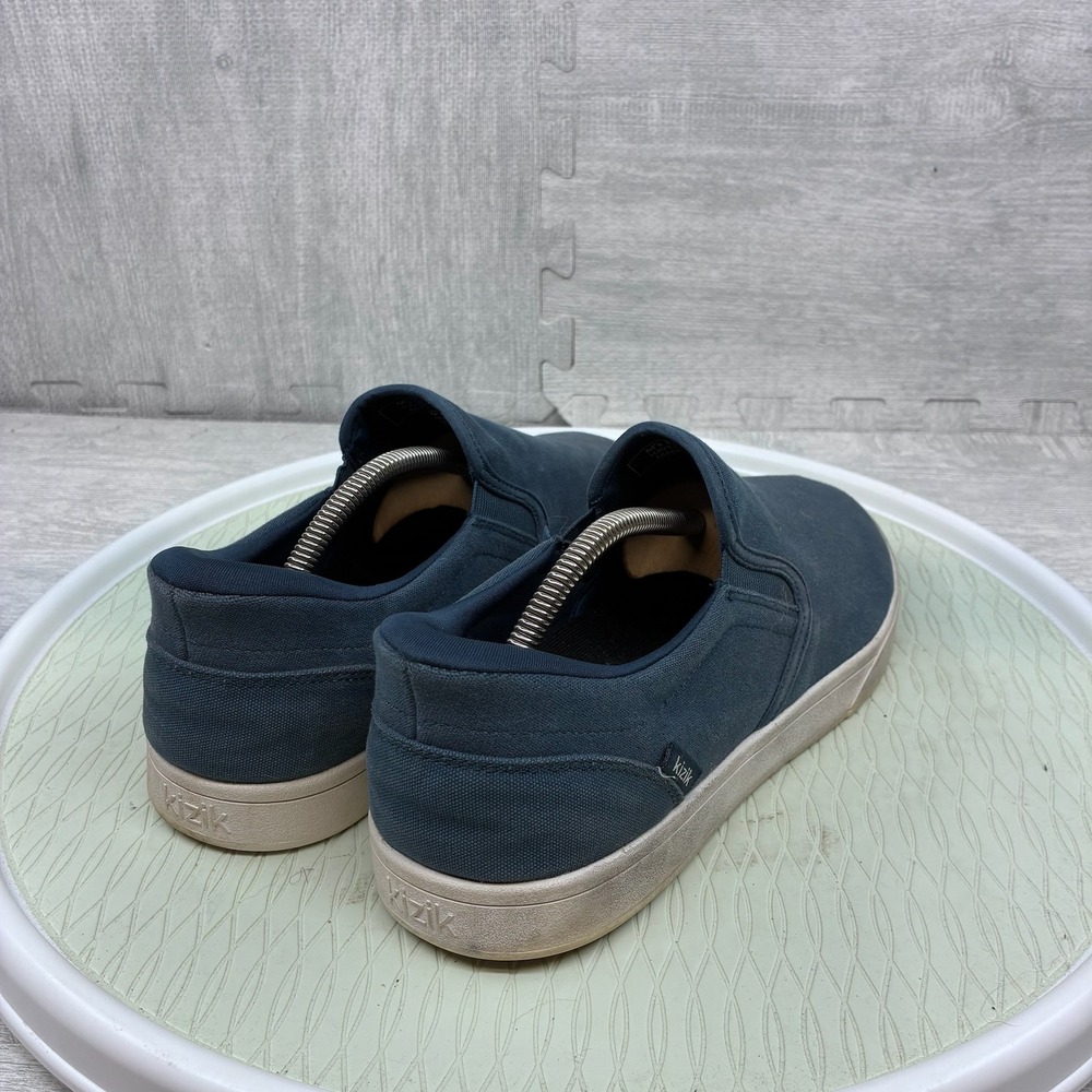 Kizik Venice Shoes Mens 11 Tidepool Blue Canvas Hands Free Slip On DVENTD01-1D - Picture 4 of 6